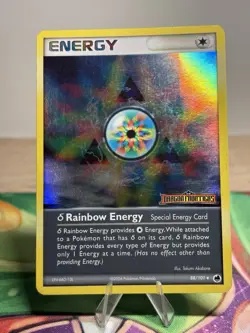 Delta Rainbow Energy 88/101 Ex Dragon Frontiers Reverse Holo Stamped Pokemon LP - Image 1