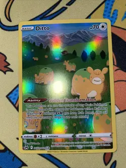 Pokemon TCG Ditto GG22/GG70 Crown Zenith Galarian Gallery Ultra Rare Holo - Image 1