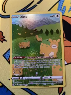 Pokemon TCG Ditto GG22/GG70 Crown Zenith Galarian Gallery Ultra Rare Holo - Image 2