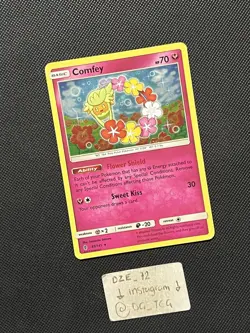 Pokemon Guardians Rising - Comfey - 93/145 - Holo RARE - VLP/LP - Image 3