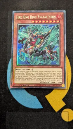 RA05-EN032 Fire King High Avatar Kirin Collector's Rare 1st Ed YuGiOh - Image 1