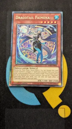 RA05-EN035 Dracotail Faimena Collector's Rare 1st Ed YuGiOh - Image 1