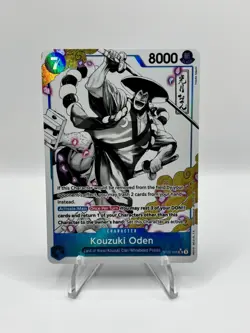 One Piece CCG Kouzuki Oden ST22-005 Alt Art SR - English - PACK FRESH MINT - Image 1