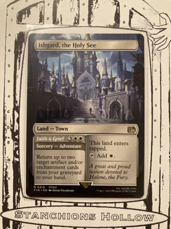 MTG Ishgard, the Holy See (Borderless) - FINAL FANTASY (FIN) Rare #0310 - Image 1