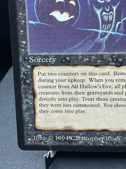 MTG Legends All Hallows Eve Regular Rare Vintage 1994 NM! - Image 5