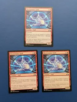 MTG Electrostatic Field X3: Guilds of Ravnica #97 – EX-MT - Image 1