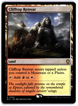 Clifftop Retreat NM BLC Commander: Bloomburrow MTG - Image 1