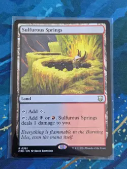 MTG Sulfurous Springs - NM - Modern Horizons 3: Commander - Image 1