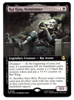MTG Rat King, Verminister Foil R Teenage Mutant Ninja Turtles (TMT) 71 NM Magic - Image 1