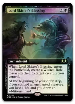 Lord Skitter's Blessing (Extended Art) #340 (Foil) NM Wilds of Eldraine - Image 1