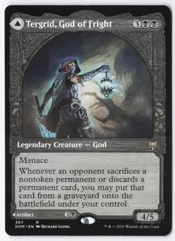 Tergrid, God of Fright (Showcase) R Kaldheim 307 NM - Image 1