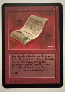 False Orders—ALPHA (1993) Magic The Gathering (ID PV49) - Image 1
