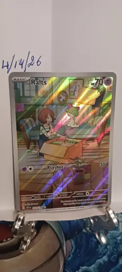 Pokemon TCG Ralts Illustration Rare Holo SV01 Scarlet & Violet 211/198 English - Image 1
