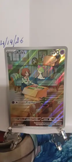 Pokemon TCG Ralts Illustration Rare Holo SV01 Scarlet & Violet 211/198 English - Image 3