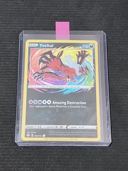 Pokemon Shining Fates "Yveltal" 46/72 / Amazing Rare / Near Mint - Image 3