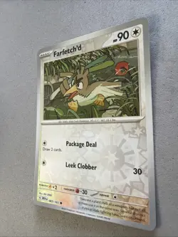 Pokemon TCG * Scarlet & Violet 151 * 083/165 Farfetch'd C * REVERSE HOLO * NM - Image 2