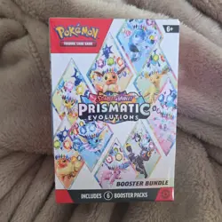 Pokemon TCG Prismatic Evolutions Booster Bundle 6 Pack - Image 1