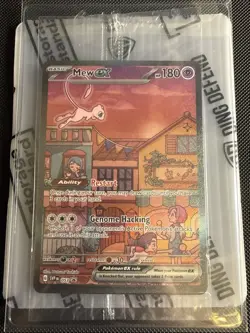 Mew ex SVP 053 Pokemon TCG Scarlet Violet 151 Black Star Promo Full Art SEALED - Image 1