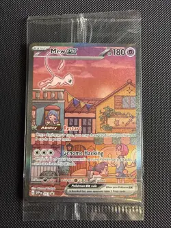 Mew ex SVP 053 Pokemon TCG Scarlet Violet 151 Black Star Promo Full Art SEALED - Image 2