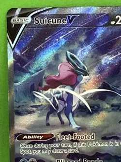 Suicune V GG38/GG70 - NM - Pokemon Crown Zenith - Galarian Gallery - Image 5