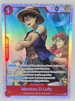 Monkey.D.Luffy #OP14-013 SR One TCG The Azure Sea's Seven Foil - Image 1