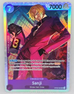 Sanji #OP09-065 SR Foil One Piece TCG Premium Booster The Best Vol 2 #OP09-065 - Image 1