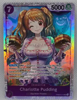 Charlotte Pudding- PRB02-010 SR Premium Booster -The Best- Vol. 2 One Piece TCG - Image 1