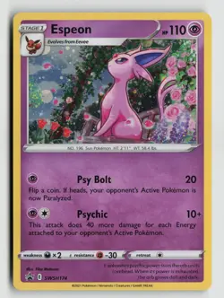 Pokemon - Espeon - SWSH174 SWSH: Sword & Shield Promo Cards - Promo - NM - Image 1