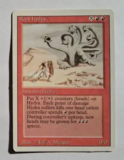 Magic MTG - Rock Hydra - Revised 3rd Edition - MP - Image 1