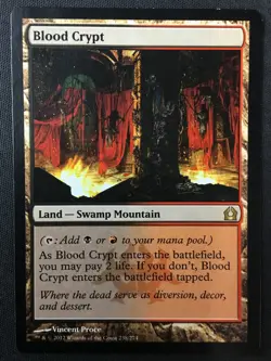 MTG Return to Ravnica #238 Blood Crypt LP - Image 1