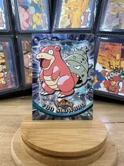 Pokemon Topps Card 80 Slowbro TV Series Blue Logo Vintage - Image 1