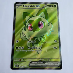 Pokemon TCG ME: Ascended Heroes Sprigatito Ex 251/217 Pack Fresh / NM Card - Image 1