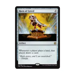 WOTC MtG Conspiracy Horn of Greed (R) NM - Image 1