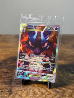 Lucario VSTAR SWSH291 Black Star Promo Crown Zenith, Sealed Pokemon TCG NM - Image 1