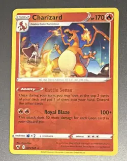 Charizard 025/185 Reverse Holo – Vivid Voltage 2020 Pokemon SWSH04 NM - Image 1