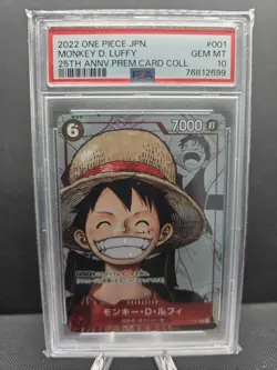 Monkey.D.Luffy (Alternate Art) P-001 One Piece (Japanese) Foil PSA 10 - Image 1