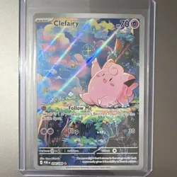 Pokemon TCG Clefairy Basic Secret Rare Holo Card 094/088 English - Image 1