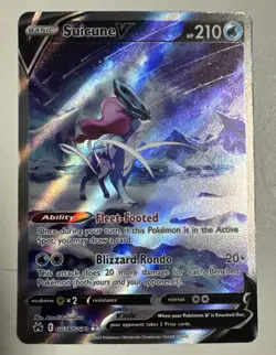 Suicune v Crown Zenith Galarian Gallery Holo Ultra Rare Card GG38 GG70 NM - Image 3