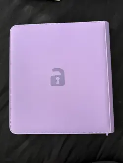 Vault X - 12 Pocket Trading Card Zip Binder Just Purple - Image 3