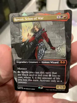 Rowan, Scion Of War M0300 Mythic Wilds Of Eldraine Borderless NM MTG - Image 1
