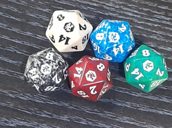 MTG, Adventures In The Forgotten Realms, Spindown dice each one(5 dice in total) - Image 1