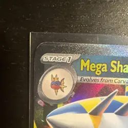 Mega Sharpedo ex 061/094 Double Rare Phantasmal Flames Pokemon - Image 2