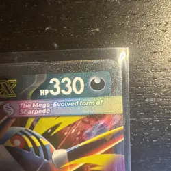 Mega Sharpedo ex 061/094 Double Rare Phantasmal Flames Pokemon - Image 3