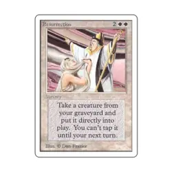 WOTC MtG Unlimited Resurrection (U) VG - Image 1