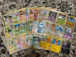 Binder Full 89 Pokemon Cards WOTC Vintage HOLO/ Rev Collection Lot MP/HP - Image 1