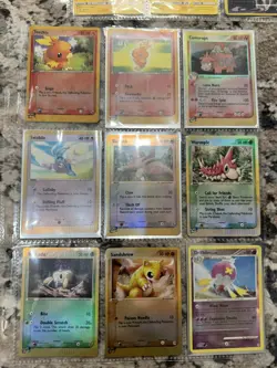 Binder Full 89 Pokemon Cards WOTC Vintage HOLO/ Rev Collection Lot MP/HP - Image 4