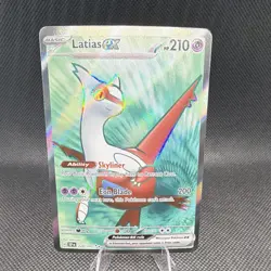 Pokemon Latias ex Ultra Rare Holo SV8 Surging Sparks 220/191 Basic 210 HP - Image 1