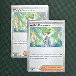 2 x Wally’s Compassion - 132/132 trainer Support- Mega Evolution - Pokemon TCG - Image 1