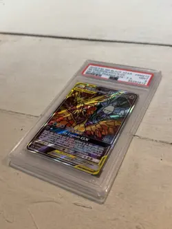 Pokemon TCG Stained Glass Bird Trio Moltres, Zapdos, Articuno Promo SM210 PSA 9 - Image 3