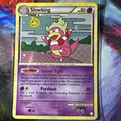 Slowking 12/123 Holo Rare HeartGold SoulSilver Pokemon TCG NM - Image 1
